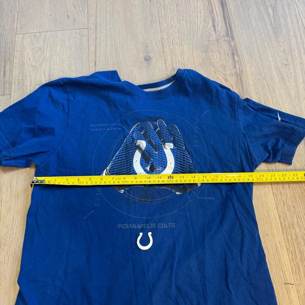 Nike Indianapolis Colts Football Graphic T-Shirt NFL Blue‎ Fan Apparel